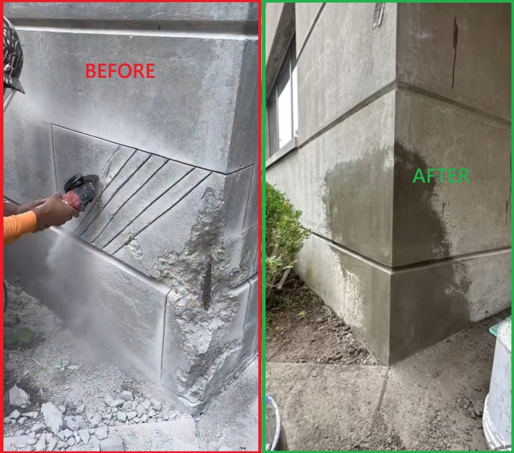 Free Concrete Cancer Inspection 2 Concrete Cancer Repairs Sydney - Concrete Spalling Repairs Sydney - Before & After - 1